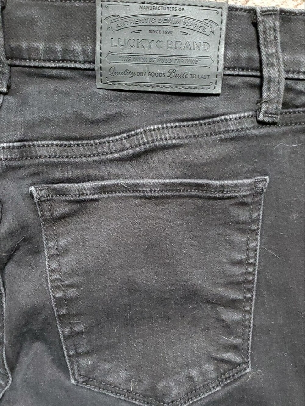 Lucky Brand Women's Black Button-Fly Stevie High Rise Flare Jeans Size 8 - Picture 12 of 13